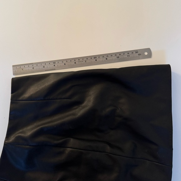 Oak and Fort Faux Leather Mini Skirt - Picture 8 of 9